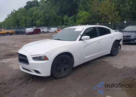 2014 Dodge Charger Police из США, поврежденный, VIN 2C3CDXAT6EH245539
